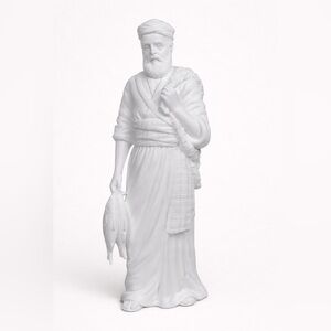 Lenox Nativity Fisherman Figurine White Porcelain Christmas Village Figure